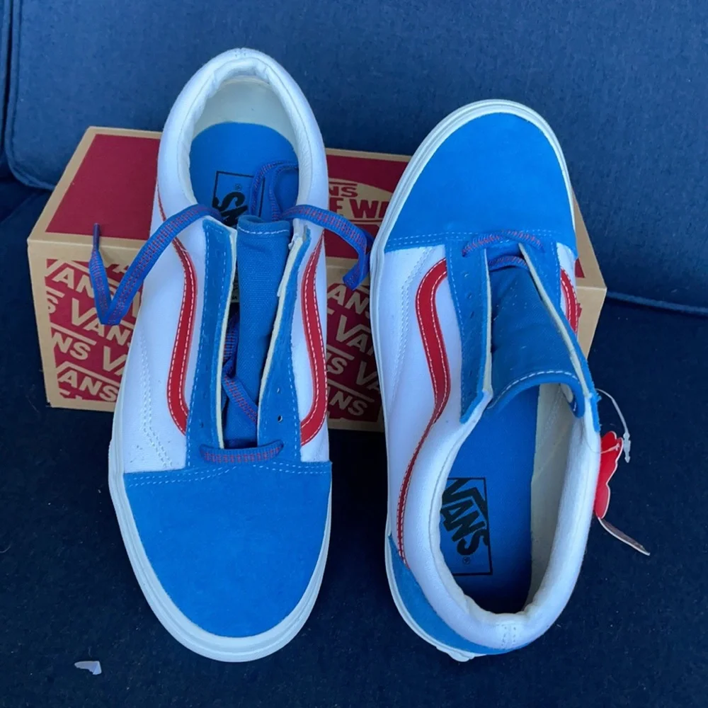 Vans WMNS Old Skool Sport Pop Vallartabl/Red Sneakers - Picture 13 of 16